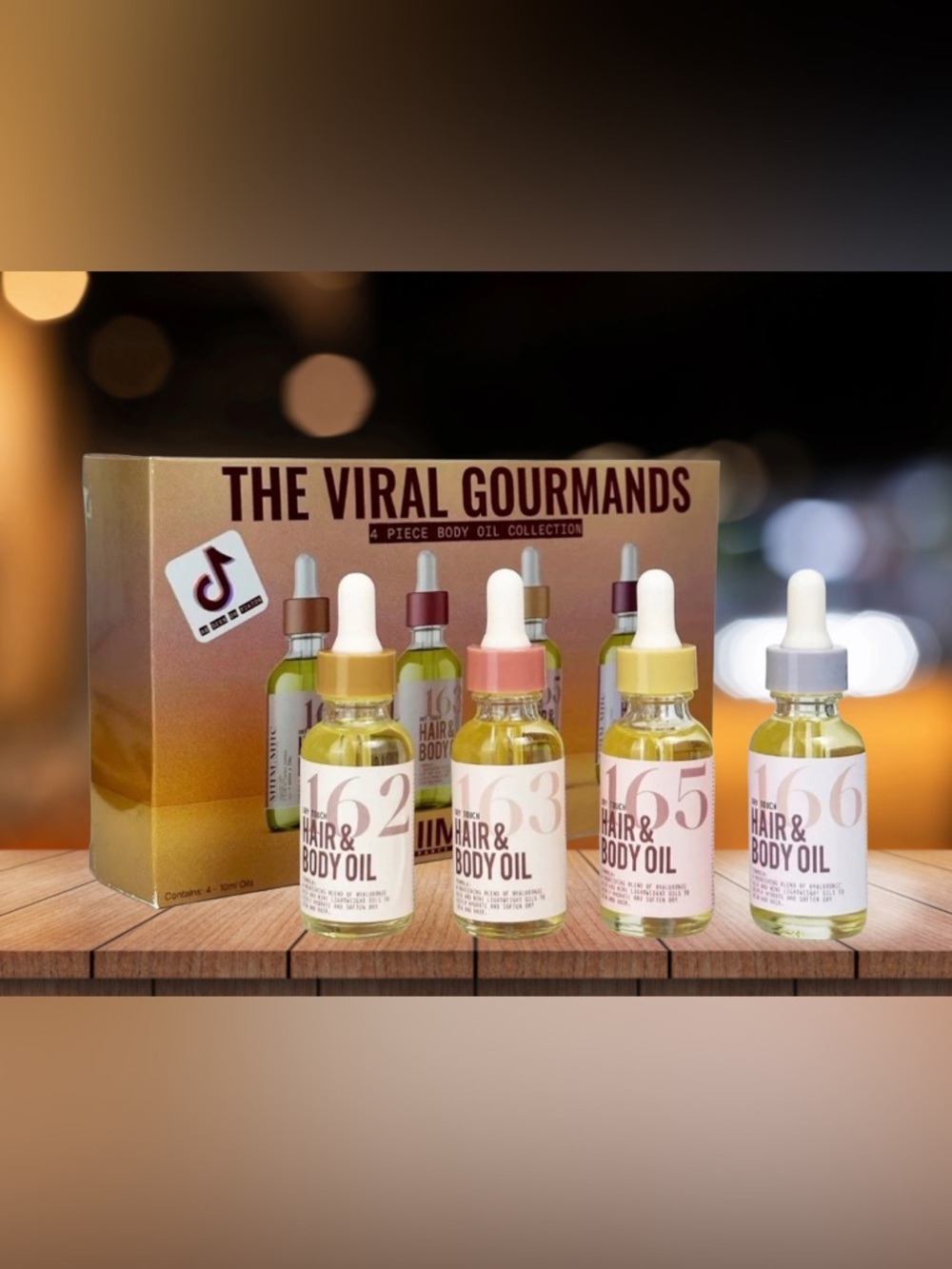NEW! MIIM.MIIC The Viral Gourmands Body/Hair Oils 10ml 4pc Set $80 Retail!